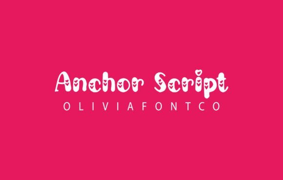 Anchor Script Font - Featured Image