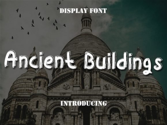 Ancient Buildings Font - Featured Image