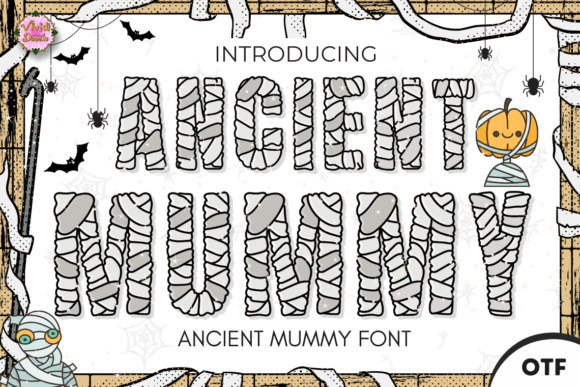 Ancient Mummy Font - Featured Image