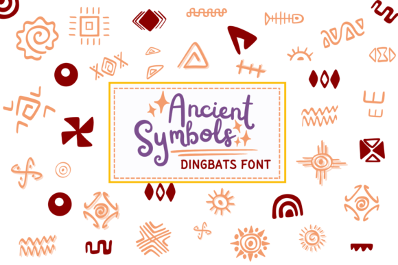 Ancient Symbols Font - Featured Image