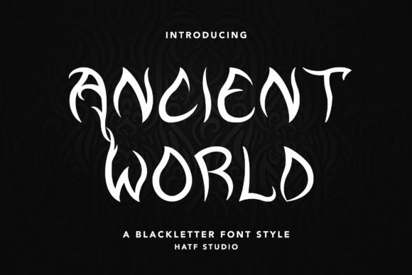 Ancient World Font - Featured Image