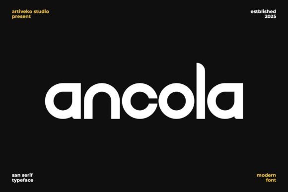 Ancola Font - Featured Image