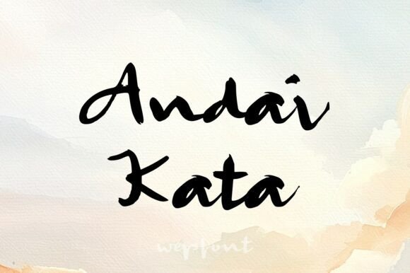 Andai Kata Font - Featured Image