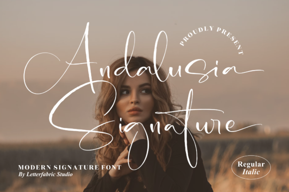 Andalusia Signature Font - Featured Image