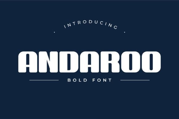 Andaroo Bold Font - Featured Image