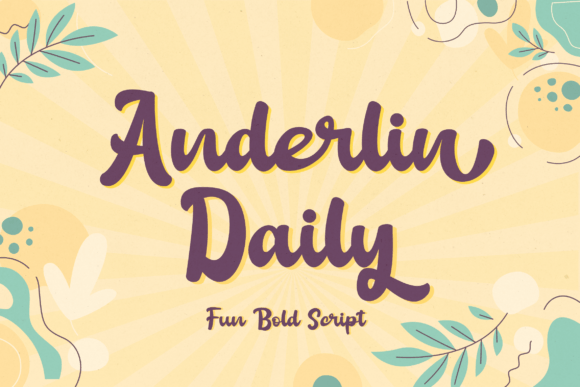 Anderlin Daily Font - Featured Image
