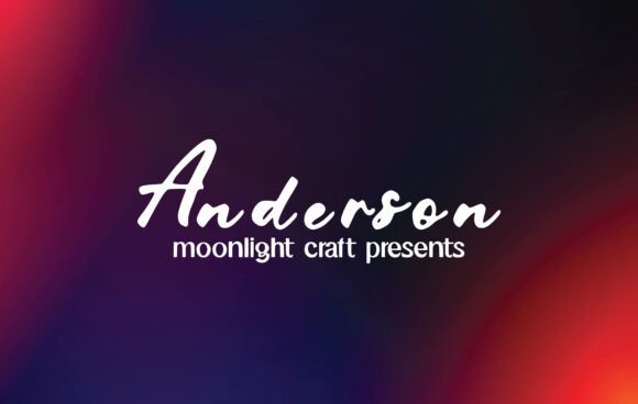 Anderson Font - Featured Image