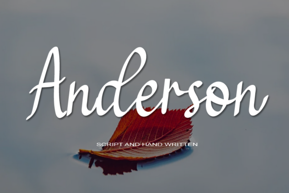 Anderson Font - Featured Image