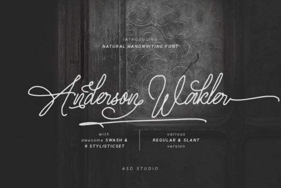 Anderson Wakler Font - Featured Image