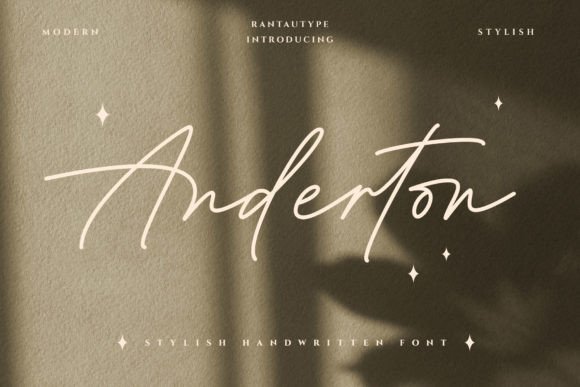 Anderton Font - Featured Image