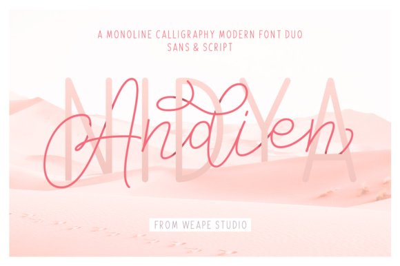 Andien Nidya Duo Font - Featured Image