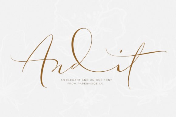 Andit Font - Featured Image