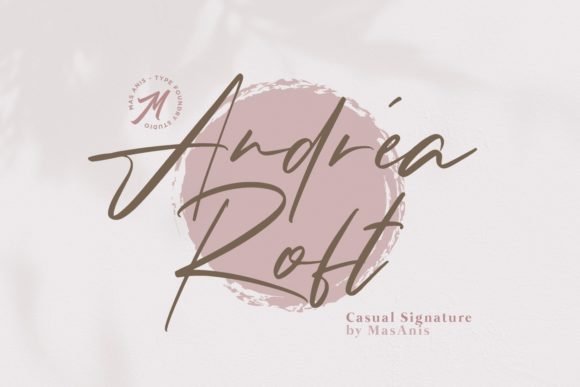 Andrea Roft Font - Featured Image