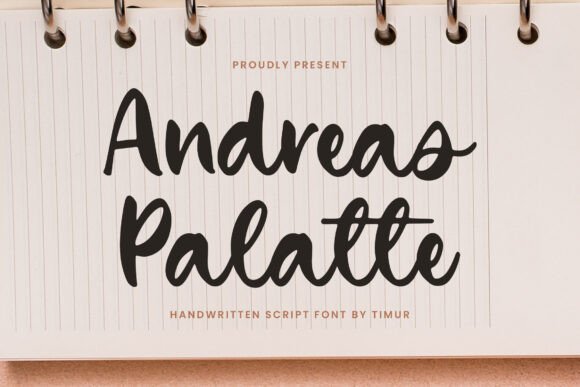 Andreas Palatte Font - Featured Image