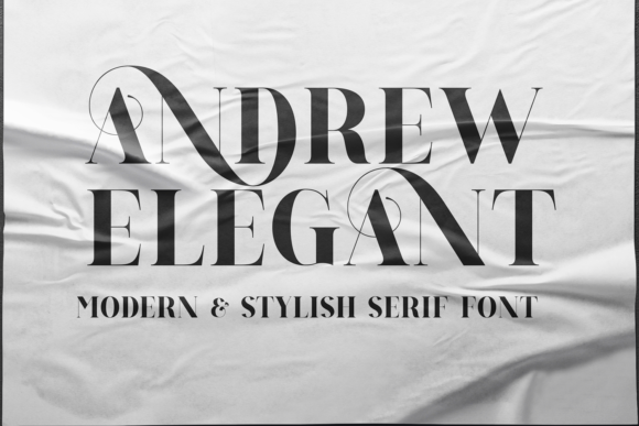 Andrew Elegant Font - Featured Image