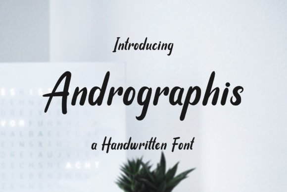 Andrographis Font - Featured Image