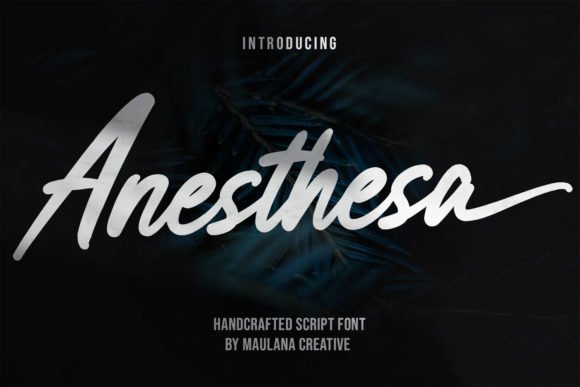 Anesthesa Font - Featured Image