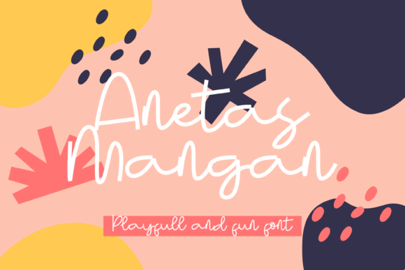 Anetas Mangan Font - Featured Image