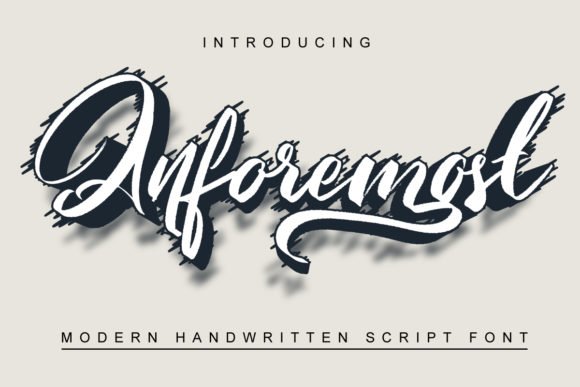 Anforemost Font - Featured Image