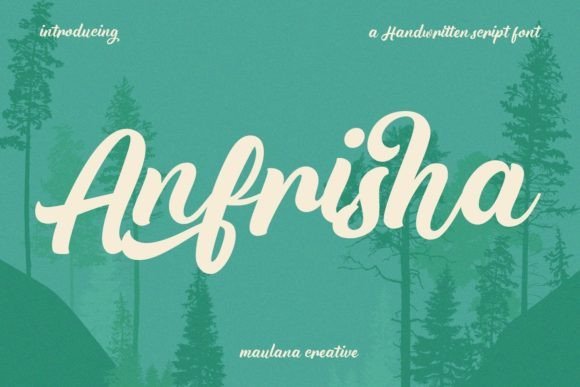 Anfrisha  Font - Featured Image
