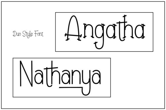 Angatha & Nathanya Font - Featured Image
