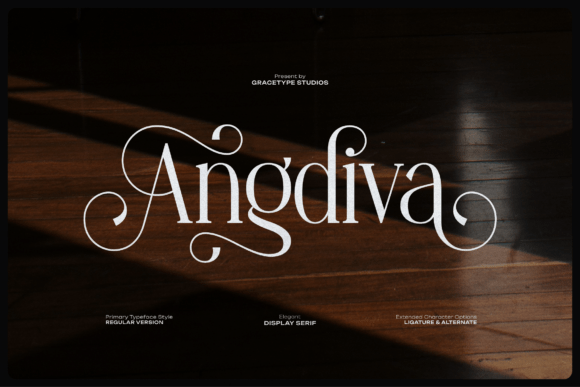 Angdiva Font - Featured Image