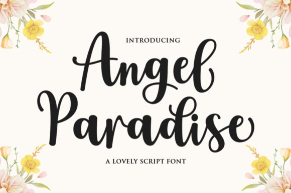 Angel Paradise Font - Featured Image