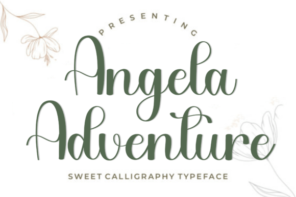 Angela Adventure Font - Featured Image