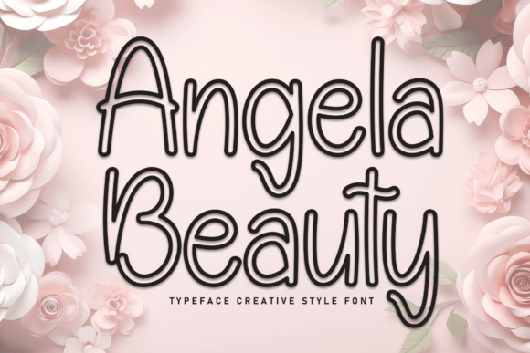 Angela Beauty Font - Featured Image