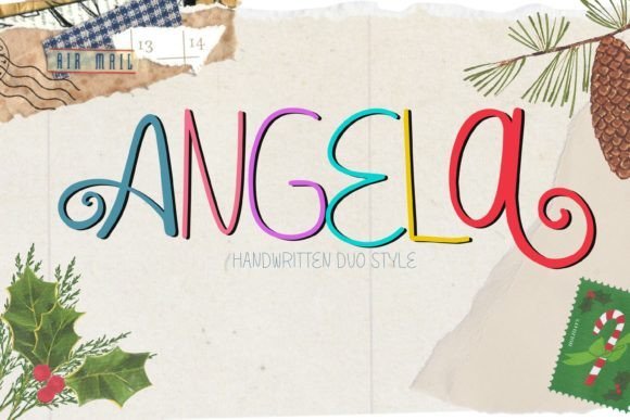 Angela Duo Font - Featured Image