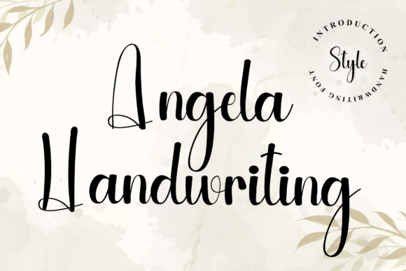 Angela Handwriting Font - Featured Image