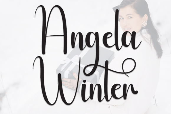 Angela Winter Font - Featured Image