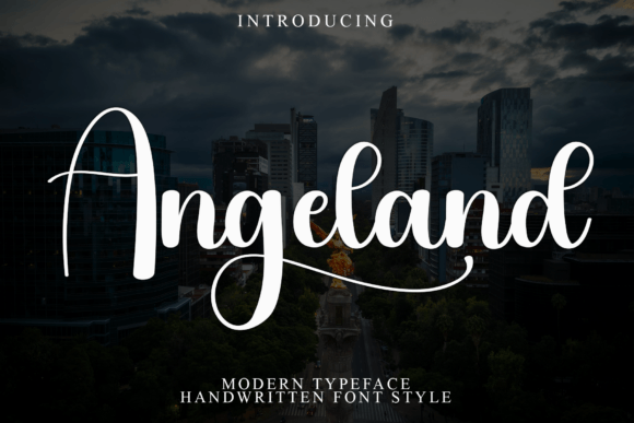 Angeland Font - Featured Image