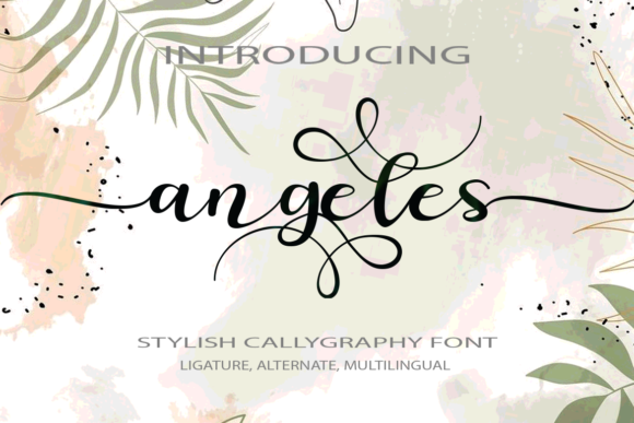 Angeles Font - Featured Image