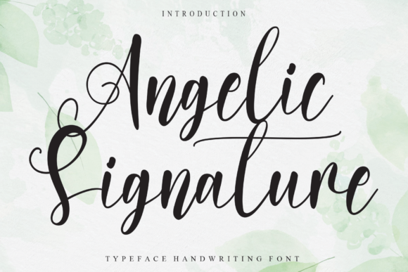 Angelic Signature Font - Featured Image
