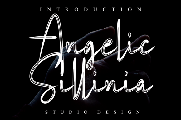 Angelic Sillinia Font - Featured Image