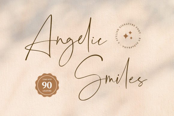 Angelic Smiles Font - Featured Image