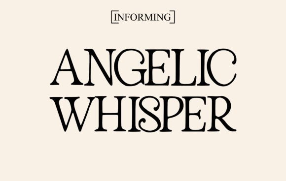Angelic Whisper Font - Featured Image