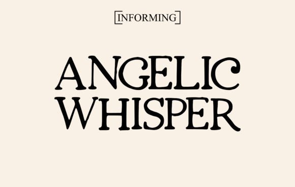 Angelic Whisper Font - Featured Image