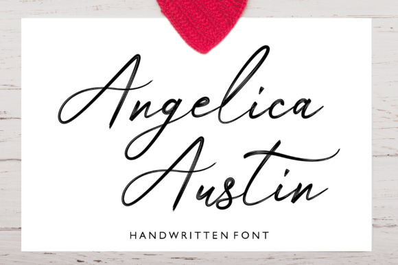 Angelica Austin Font - Featured Image