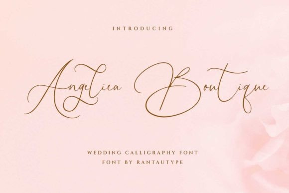 Angelica Boutique Font - Featured Image