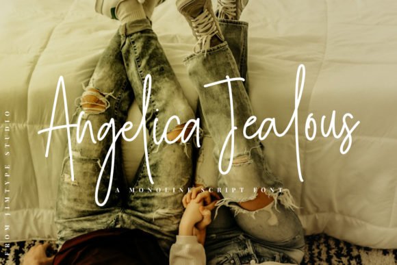 Angelica Jealous Font - Featured Image