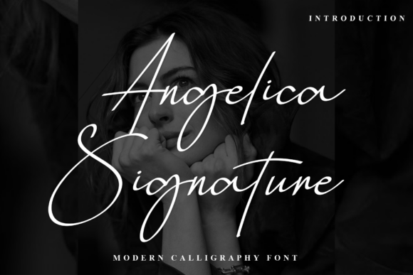 Angelica Signature Font - Featured Image