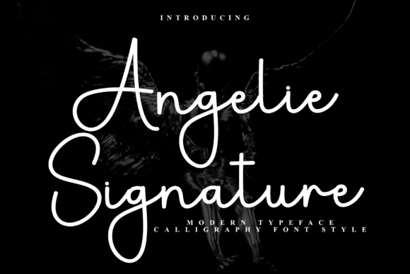 Angelie Signature Font - Featured Image