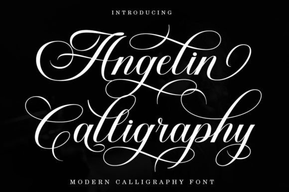 Angelin Calligraphy Font - Featured Image