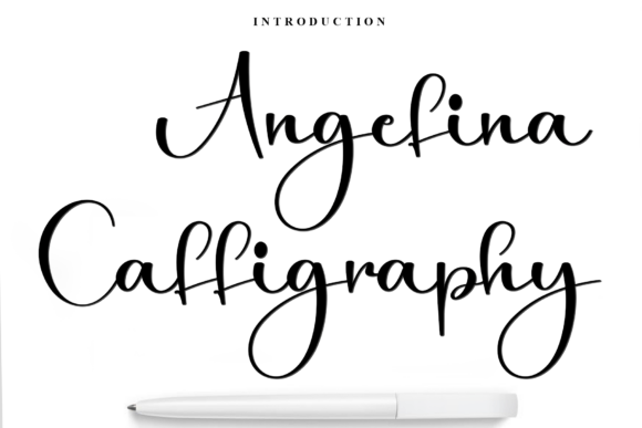 Angelina Calligraphy Font - Featured Image