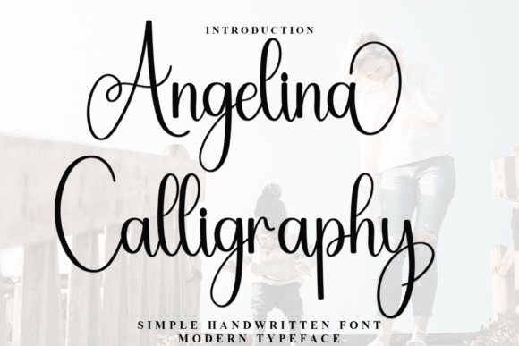 Angelina Calligraphy Font - Featured Image