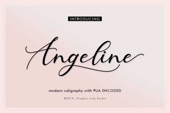 Angeline Font - Featured Image