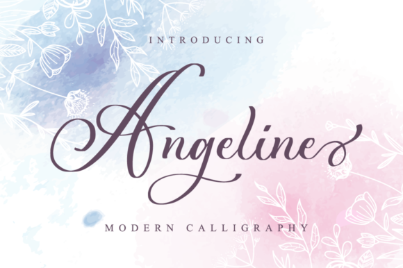 Angeline Font - Featured Image