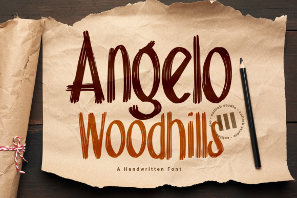 Angelo Woodhills Font - Featured Image
